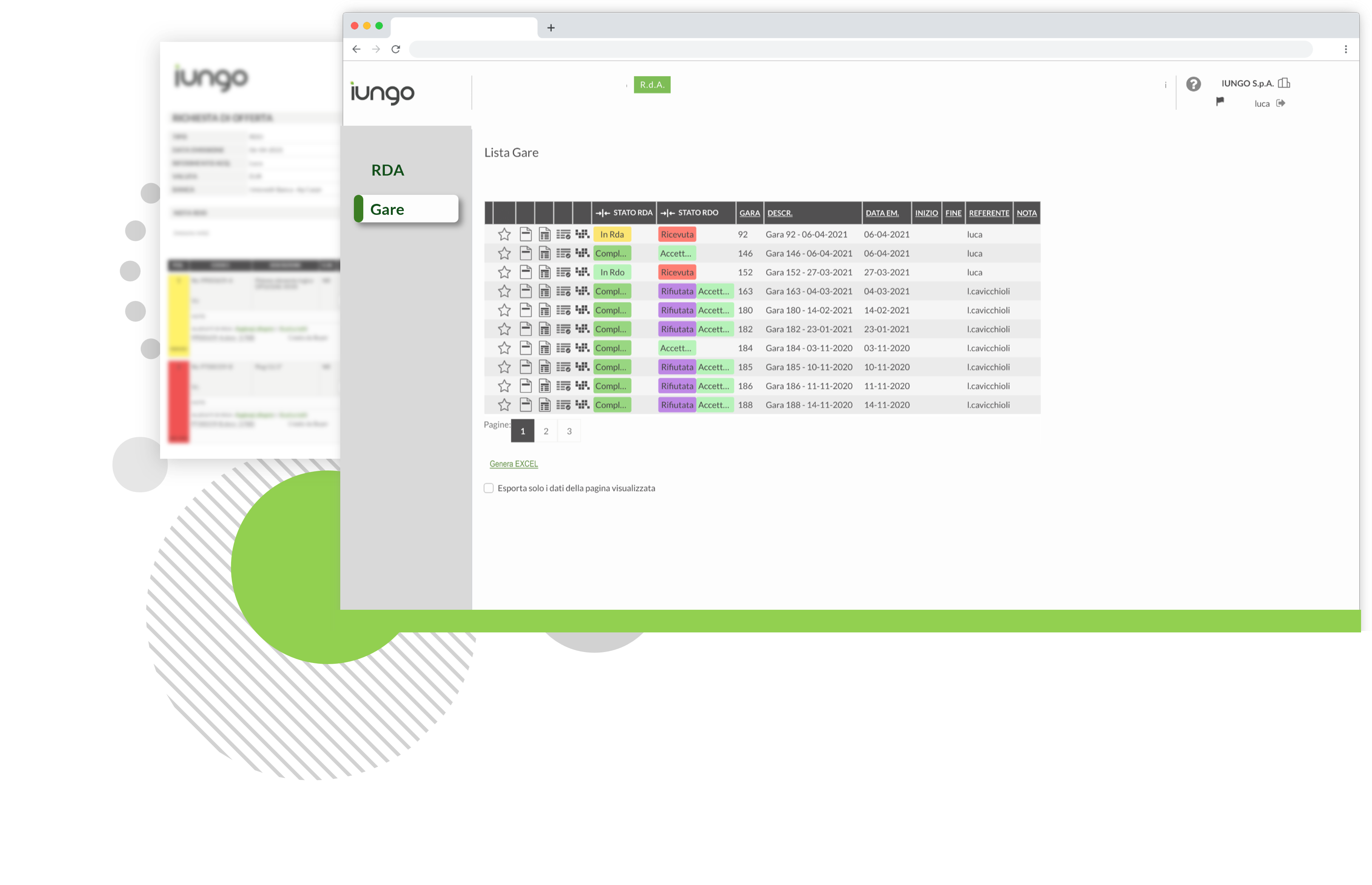 Screenshot Gare IUNGO