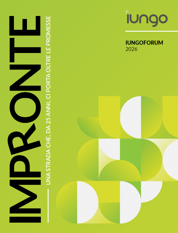 Copertina del magazine speciale IUNGOforum 2026: Impronte